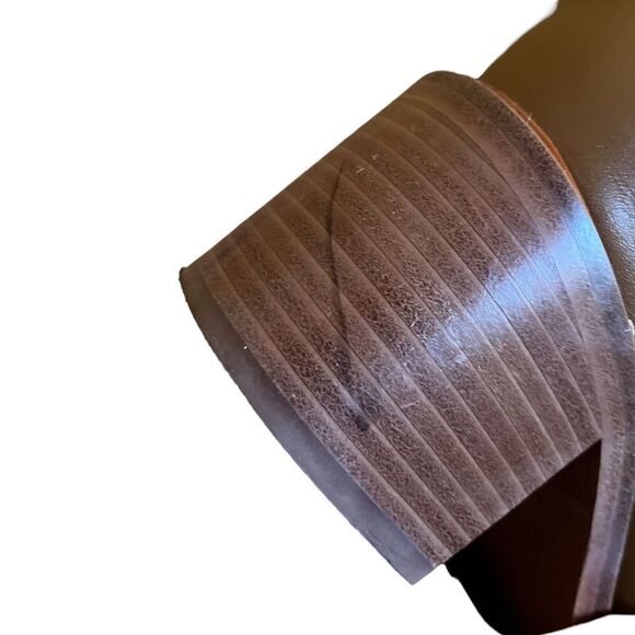 NEW $650 VINCE Fabian Leather Knee High Boots “Ginger” Brown NWOB US 6.5M - Picture 8 of 16